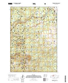 Three Creek Butte 2020 topographic map thumbnail