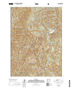 Tiller 2020 topographic map thumbnail