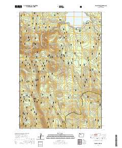 Timothy Lake 2020 topographic map thumbnail