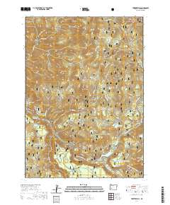 Toketee Falls 2020 topographic map thumbnail