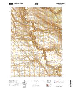 Tombstone Canyon 2020 topographic map thumbnail