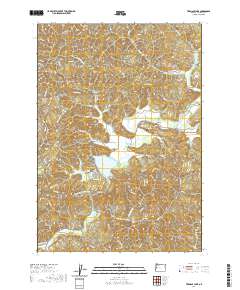 Triangle Lake 2020 topographic map thumbnail