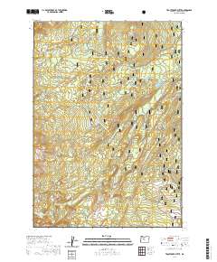 Trout Creek Butte 2020 topographic map thumbnail