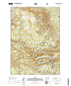 Tumalo Falls 2020 topographic map thumbnail