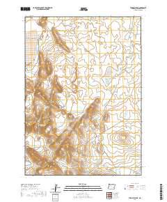 Turnbull Peak 2020 topographic map thumbnail
