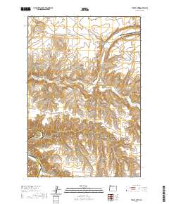 Turner Butte 2020 topographic map thumbnail