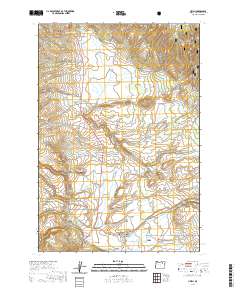 Ukiah 2020 topographic map thumbnail