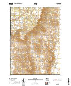 V Lake 2020 topographic map thumbnail