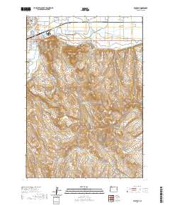 Vale East 2020 topographic map thumbnail