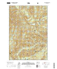 Wahtum Lake 2020 topographic map thumbnail