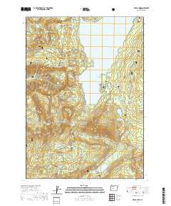 Waldo Lake 2020 topographic map thumbnail