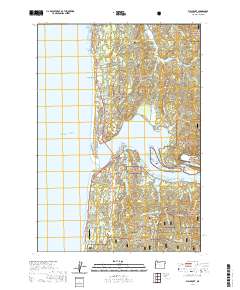 Waldport 2020 topographic map thumbnail