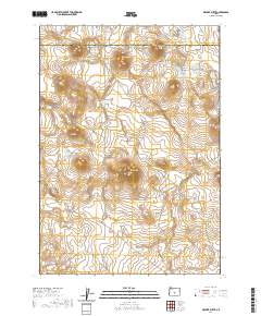 Walker Butte 2020 topographic map thumbnail