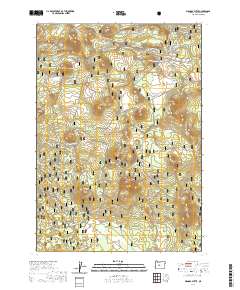 Wanoga Butte 2020 topographic map thumbnail
