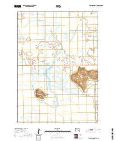 Warm Springs Butte 2020 topographic map thumbnail