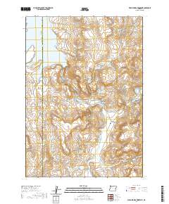 Warm Springs Reservoir 2020 topographic map thumbnail