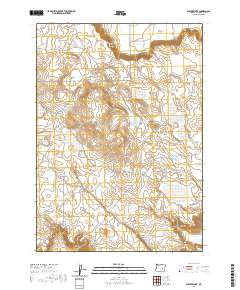 Weaver Lake 2020 topographic map thumbnail