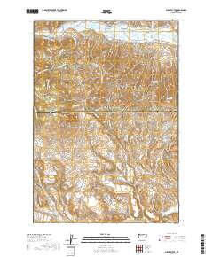Wendt Butte 2020 topographic map thumbnail