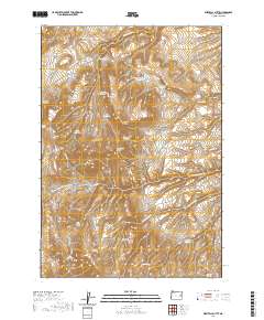 Westfall Butte 2020 topographic map thumbnail