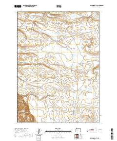 Whitehorse Butte 2020 topographic map thumbnail