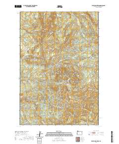 Wickiup Mountain 2020 topographic map thumbnail