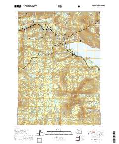 Willamette Pass 2020 topographic map thumbnail