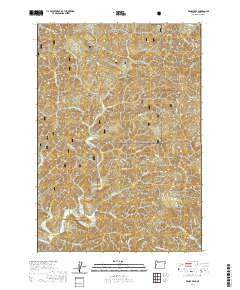 Windy Peak 2020 topographic map thumbnail