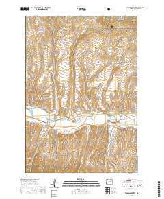 Wolfinger Butte 2020 topographic map thumbnail