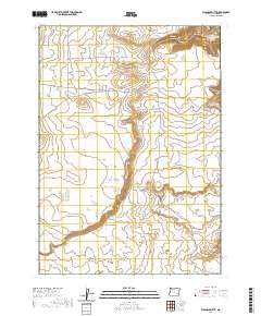 Wrangle Butte 2020 topographic map thumbnail
