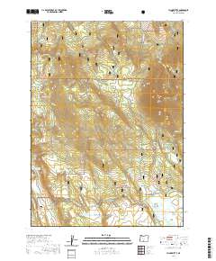 Yainax Butte 2020 topographic map thumbnail
