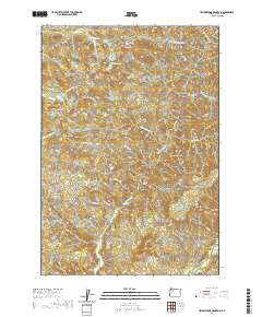 Yellowstone Mountain 2020 topographic map thumbnail