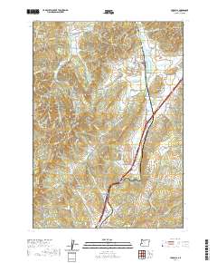Yoncalla 2020 topographic map thumbnail