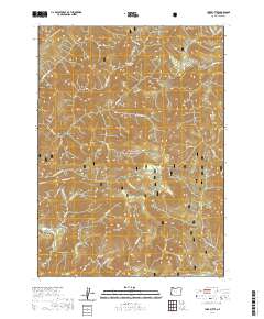 York Butte 2020 topographic map thumbnail