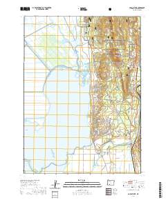 Agency Lake 2020 topographic map thumbnail