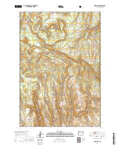 Akers Butte 2020 topographic map thumbnail