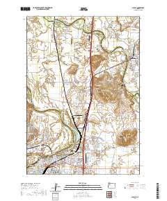 Albany 2020 topographic map thumbnail