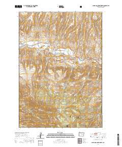 Aldrich Mountain North 2020 topographic map thumbnail