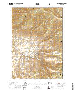 Aldrich Mountain South 2020 topographic map thumbnail