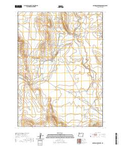 Anderson Reservoir 2020 topographic map thumbnail