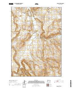 Angell Butte 2020 topographic map thumbnail