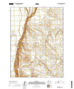 Antelope Butte 2020 topographic map thumbnail