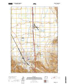 Baker City 2020 topographic map thumbnail