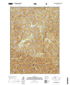 Barklow Mountain 2020 topographic map thumbnail