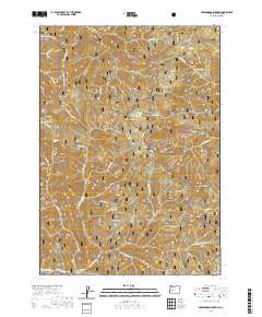 Bearbones Mountain 2020 topographic map thumbnail