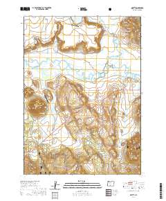 Beatty 2020 topographic map thumbnail