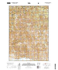 Beaverdam Creek 2020 topographic map thumbnail