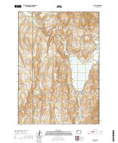 Beulah 2020 topographic map thumbnail