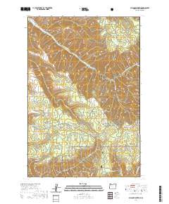 Blalock Mountain 2020 topographic map thumbnail