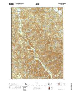 Blue Mountain 2020 topographic map thumbnail
