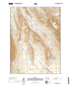 Blue Mountain Basin 2020 topographic map thumbnail